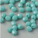Zdjęcie - Fire Polish Opaque - Turquoise (63130) 4mm